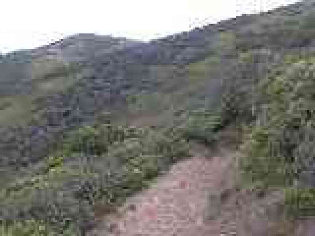 Switchbacking downhill
